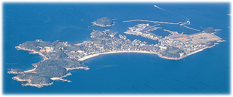 篠島航空写真